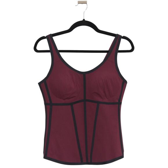 Honeylove Boldness Tank Size Large in Maroon - Picture 1 of 4